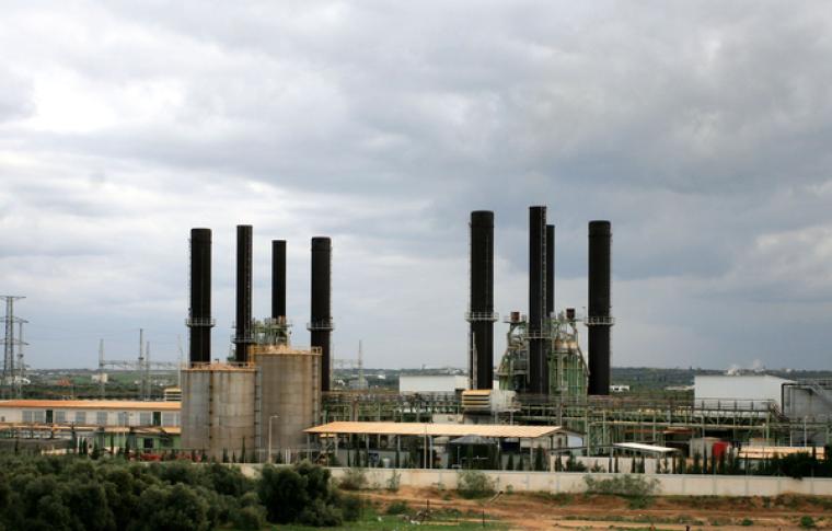 محطة توليد الكهرباء في غزة 