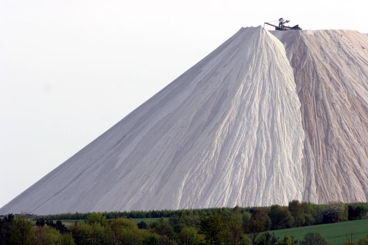 جبل الملح الأكبر في العالم