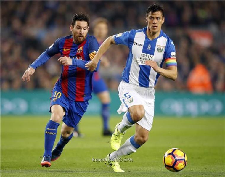  من مباراة برشلونة وليجانيس 