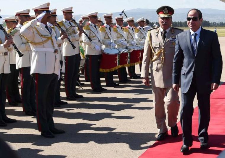جانب من زيارة الرئيس السيسي للجزائر