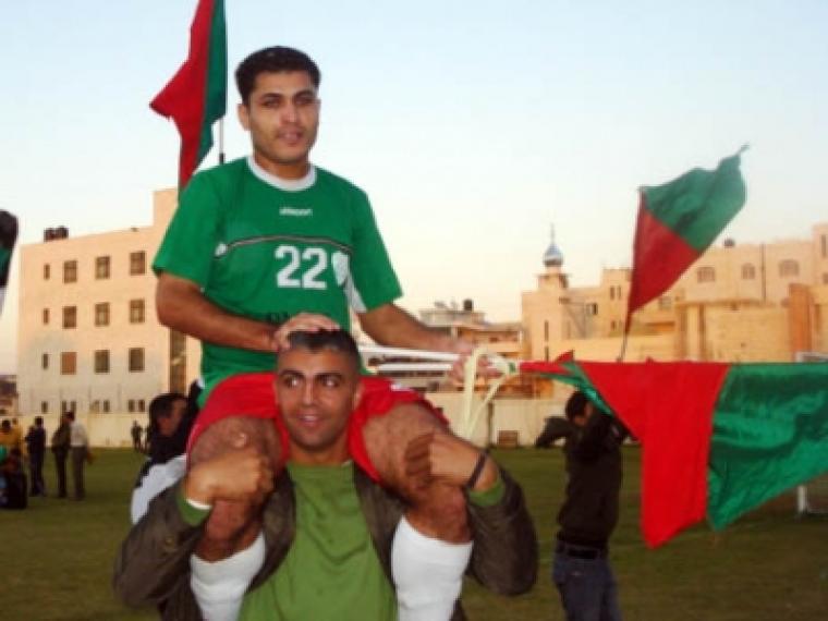 اللاعب الفلسطيني أحمد كشكش