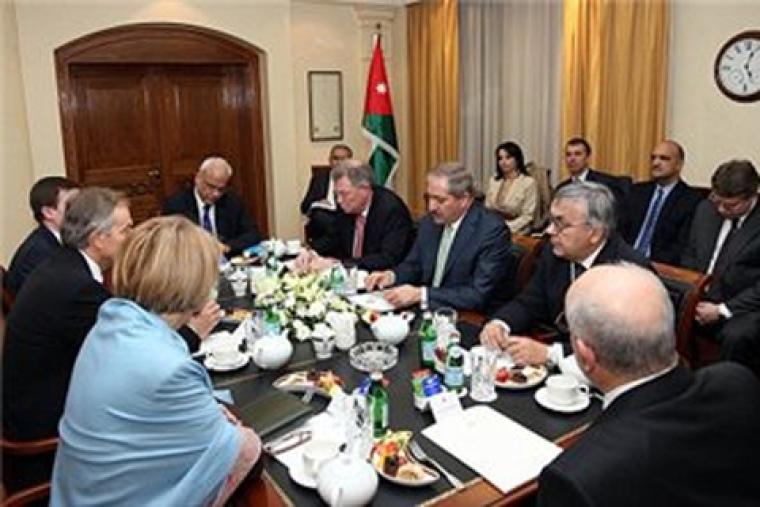 لقاء عمان بين الفلسطينيين والإسرائيليين