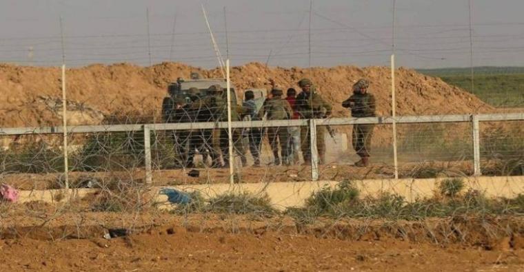 اعتقال حدود غزة