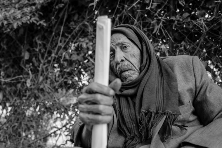 الحاج ابو محمد البلعاوي (77 عاماً) من مواليد المجدل المحتل