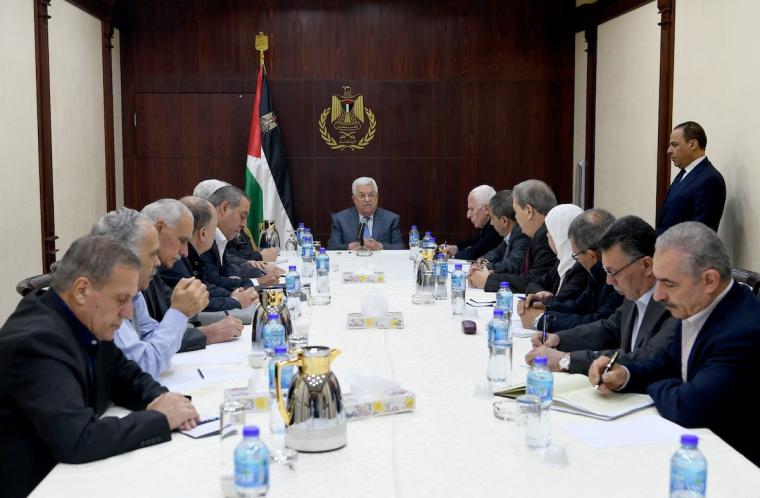 اجتماع اللجنة المركزية لحركة فتح في رام الله