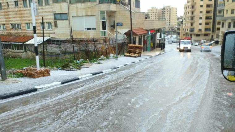 ثلوج وامطار بغزة.jpg