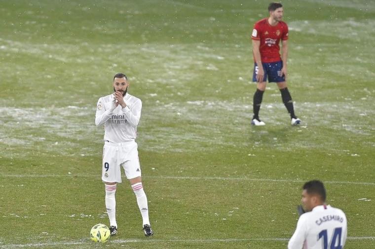 من مباراة ريال مدريد امام اوساسونا
