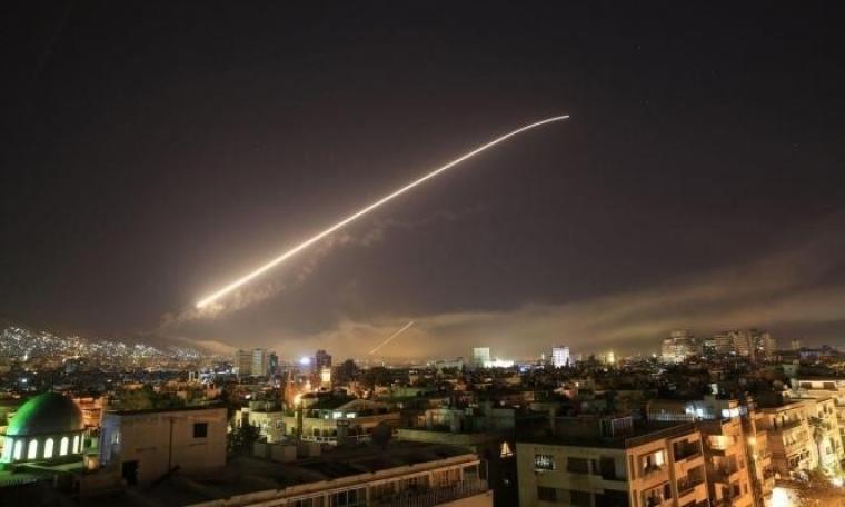 طائرات الاحتلال الاسرائيلي تشن غارات جوية على دمشق