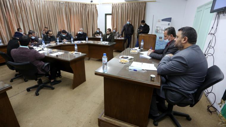 رئيس بلدية دير البلح يستقبل الوكيل ابو راس للاطلاع على سير العمل