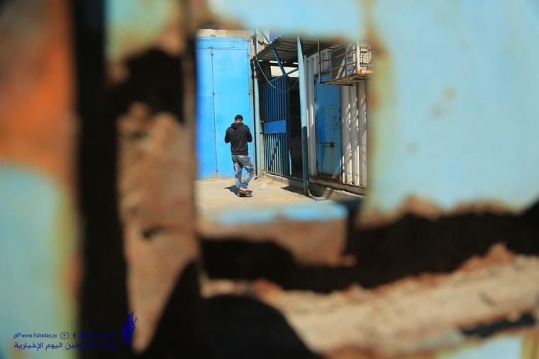 اغلاق مراكز الاونروا في قطاع غزة  (7).JPG
