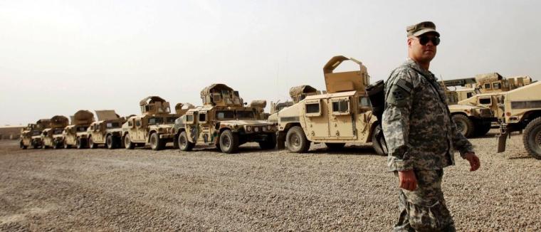 استهداف قاعدة عسكرية أمريكية في بغداد