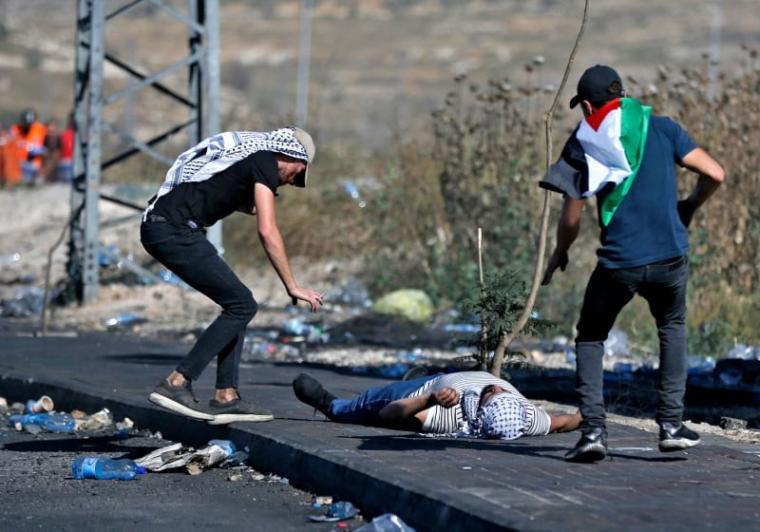 إصابات بمواجهات عنيفة مع قوات الاحتلال في بيتا شمال الضفة المحتلة
