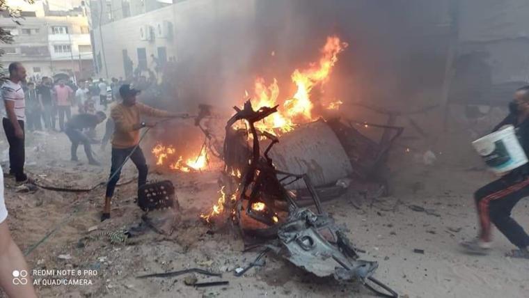 صورة من مكان استشهاد المواطن غليون