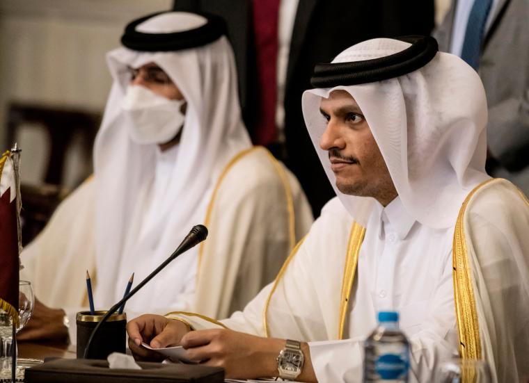 وزير خارجية قطر يعلن عن حجم انفاق بلاده في إعادة إعمار غزة