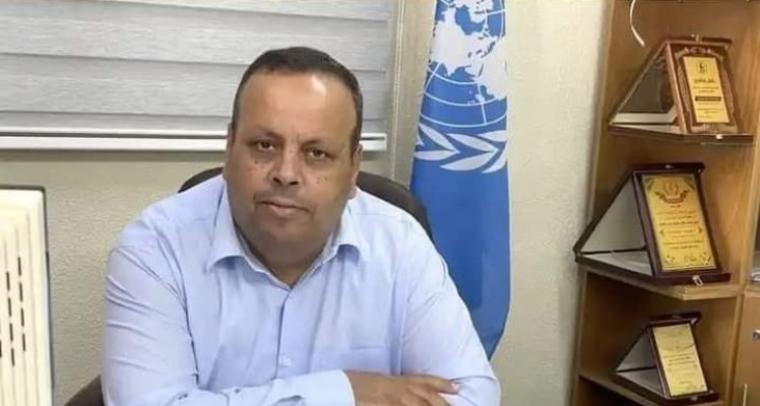 مدير عام برنامج التربية والتعليم في وكالة غوث وتشغيل اللاجئين الفلسطينيين في غزة "الأونروا"، فريد أبو عاذرة