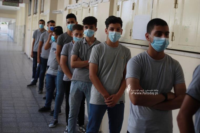 تطعيم طلاب مدارس قطاع غزة الثانوية العامة (4).jpeg
