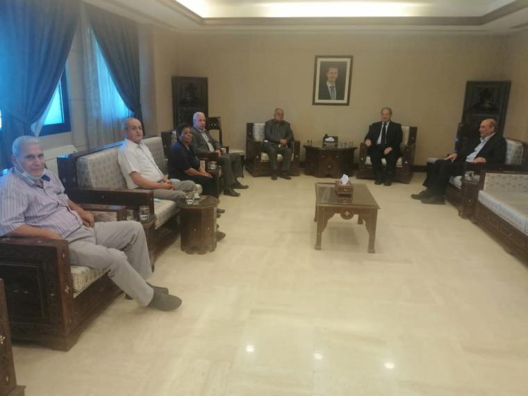 وفد الجبهة الشعبية يلتقي وزير الخارجية السورية.jpg