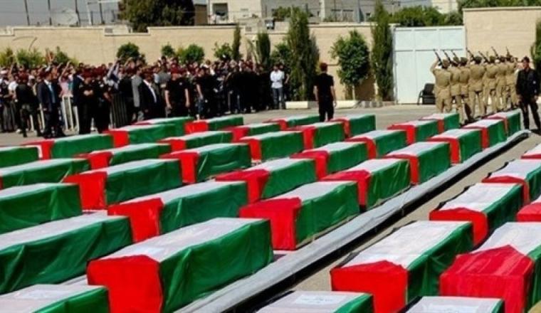 جثامين شهداء فلسطين