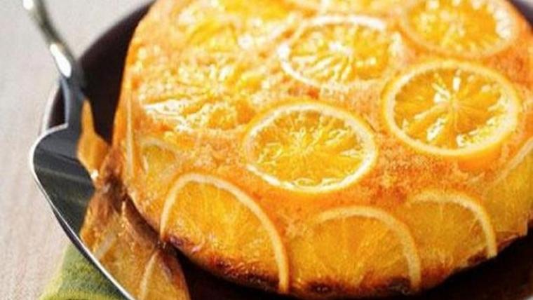 طريقة عمل كيكة البرتقال بكريمة البرتقال