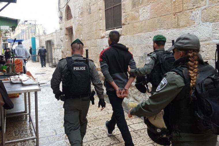 اعتقالات في القدس المحتلة.