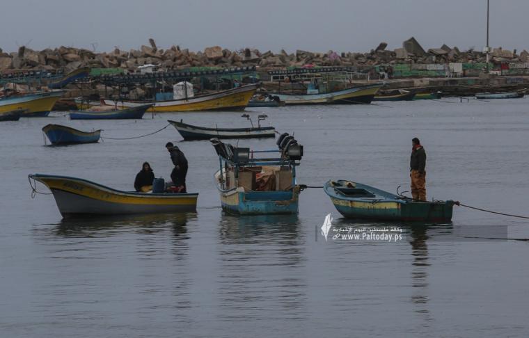 قرار بإغلاق بحر غزة أمام حركة الصيادين