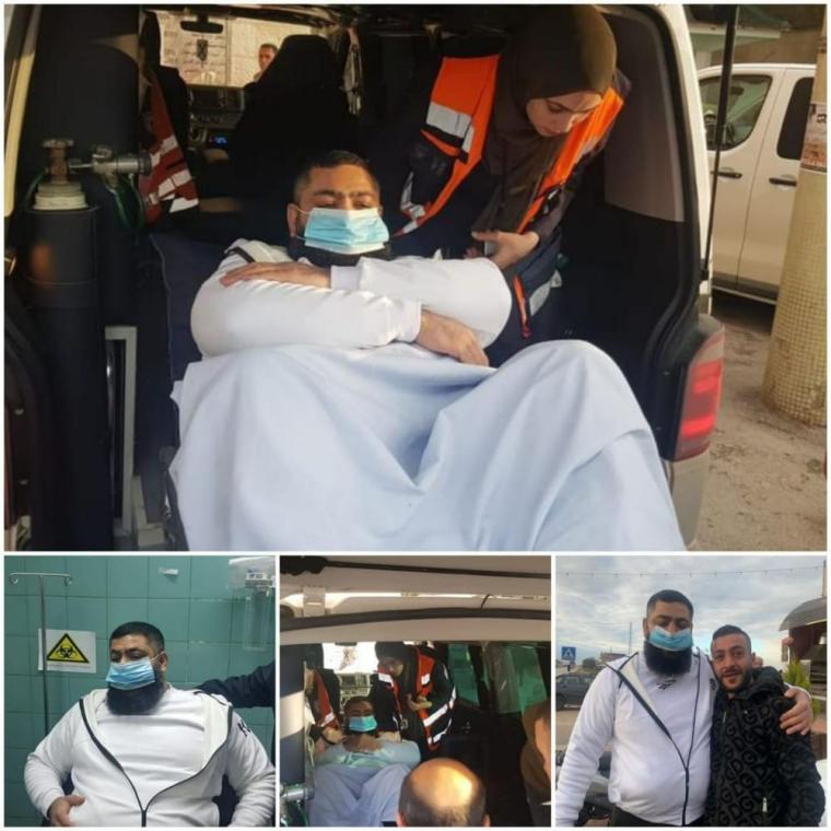 الجهاد الإسلامي تستقبل الجريح البيطاوي وتهنئه بالحرية في جنين