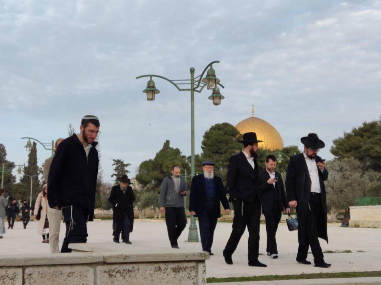 مستوطنون يتجولون بالقدس