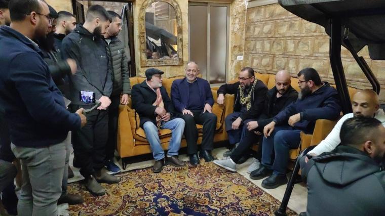 الشيخ بسام السعدي ومعه وفد من الحركة