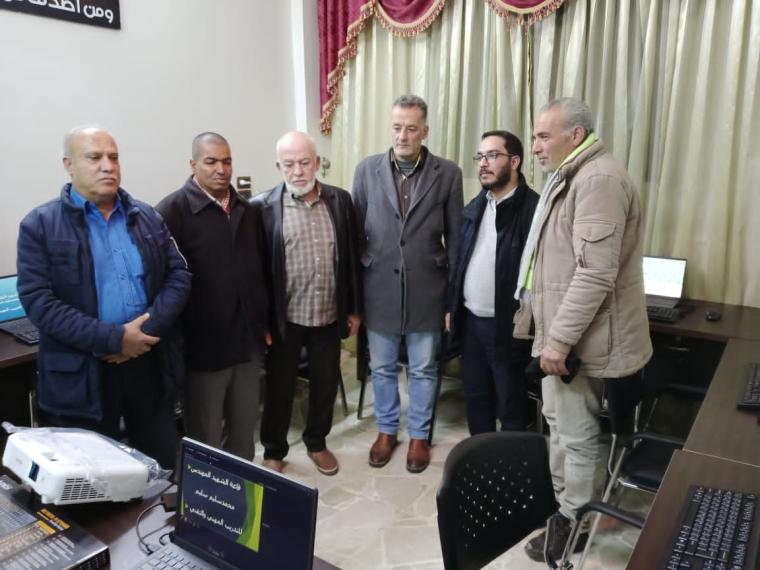 قالجهاد الإسلامي تفتتح قاعة تدريب مهني في ريف دمش.jpg
