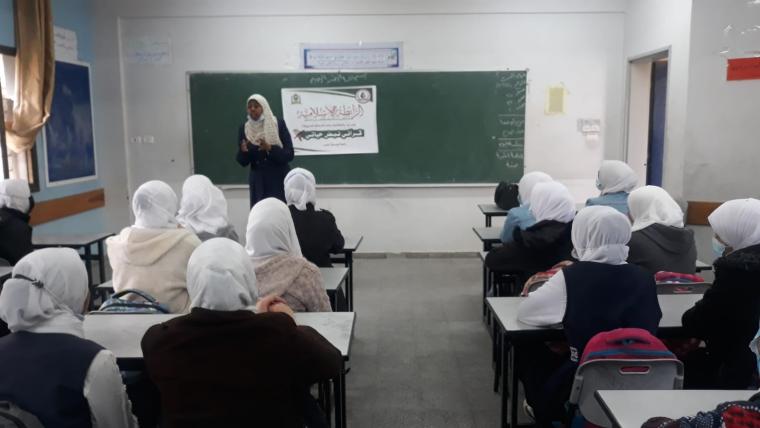 الرابطة الإسلامية تطلق حملة إيمانية في مدارس القطاع