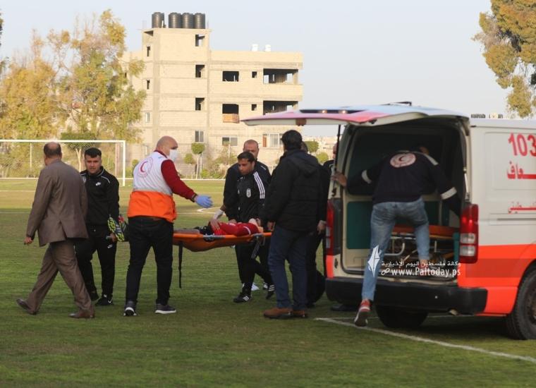 إصابات جراء شجار خلال مباراة أهلي غزة وشباب رفح على ملعب اليرموك بغزة