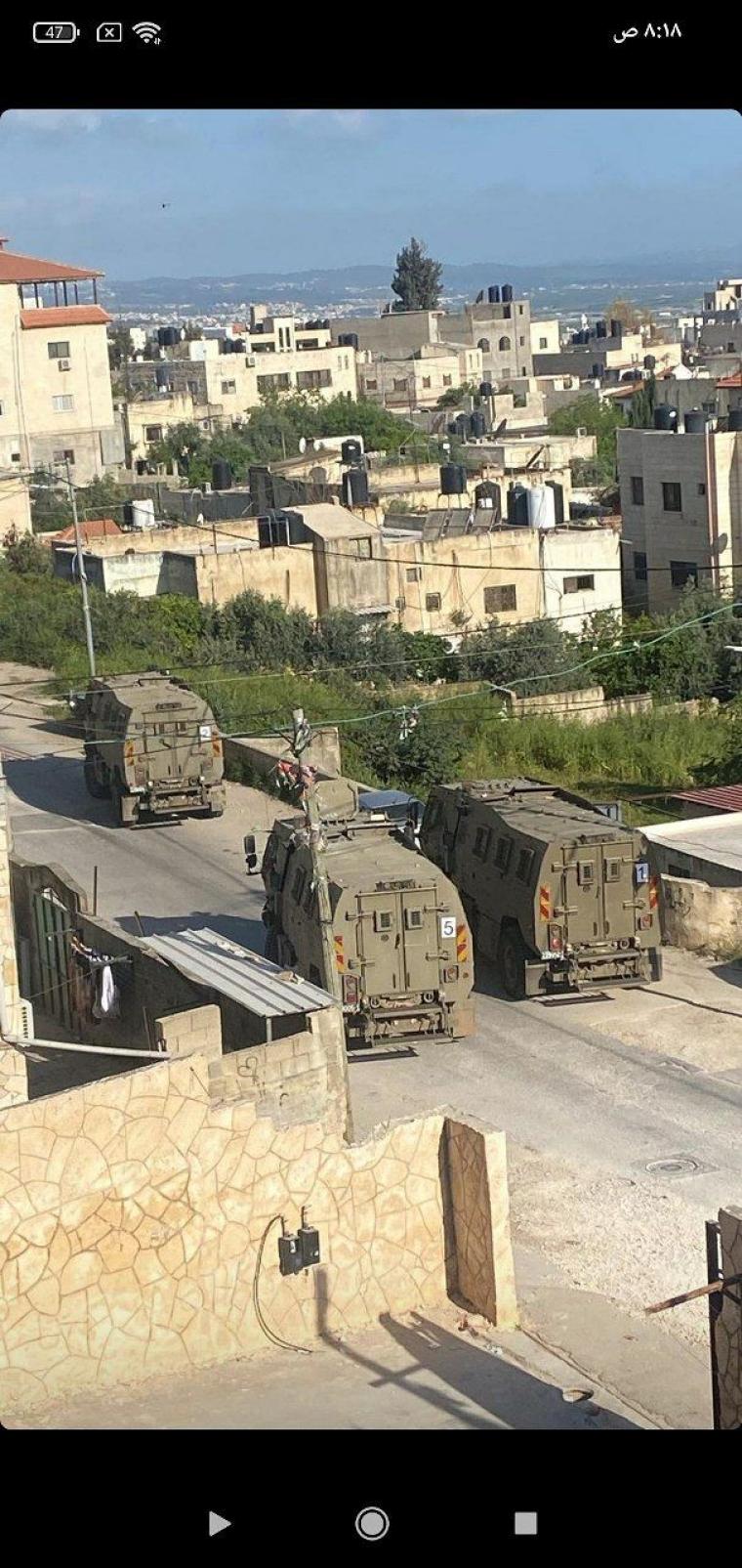 قوات الاحتلال تقتحم حي رأس العامود في القدس المحتلة