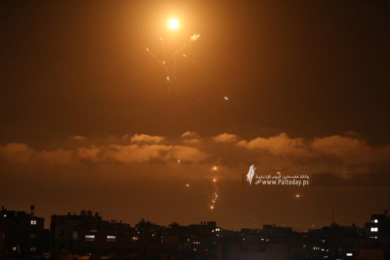 اطلاق صاروخ على غلاف غزة اليوم 2023