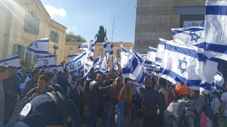 مسيرة الأعلام في القدس ابريل 2022