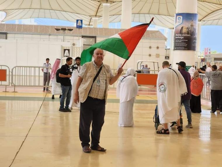 طلائع قوافل حجاج دولة فلسطين من قطاع غزة تصل إلى مطار جدة الدولي (10).jpeg