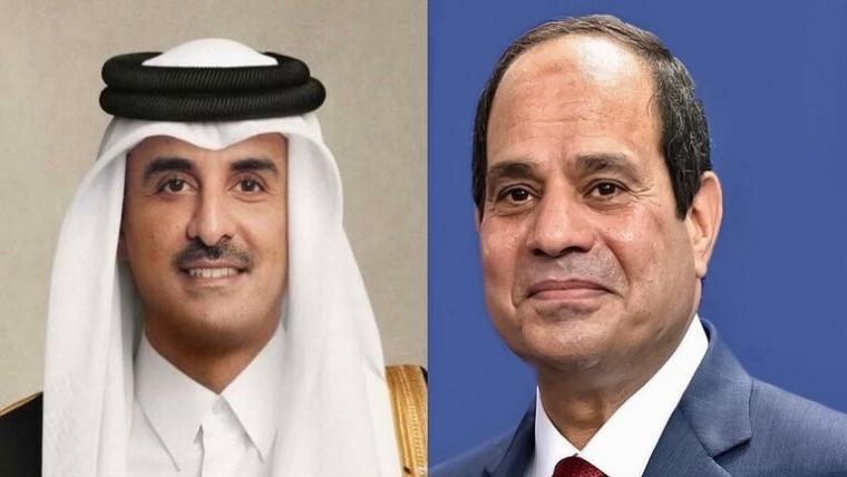 أمير قطر يلتقي بالرئيس المصري غدًا