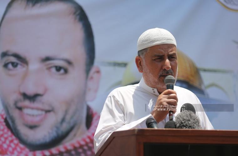 الجهاد بغزة صلاة الجمعة امام مقر الصليب (16).JPG