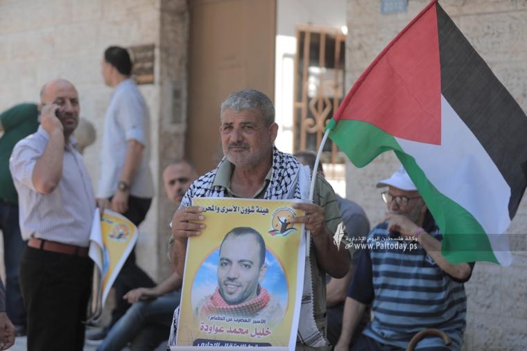 مؤتمر لمهجة القدس دعماً للأسير خليل عواودة الذي استأنف إضرابه عن الطعام (1).JPG