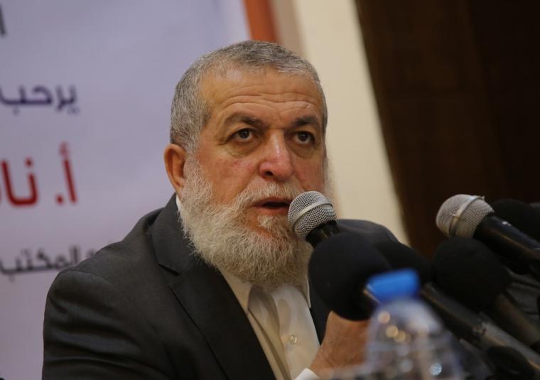 الشيخ نافذ عزام عضو المكتب السياسي لحركة الجهاد الإسلامي في فلسطين