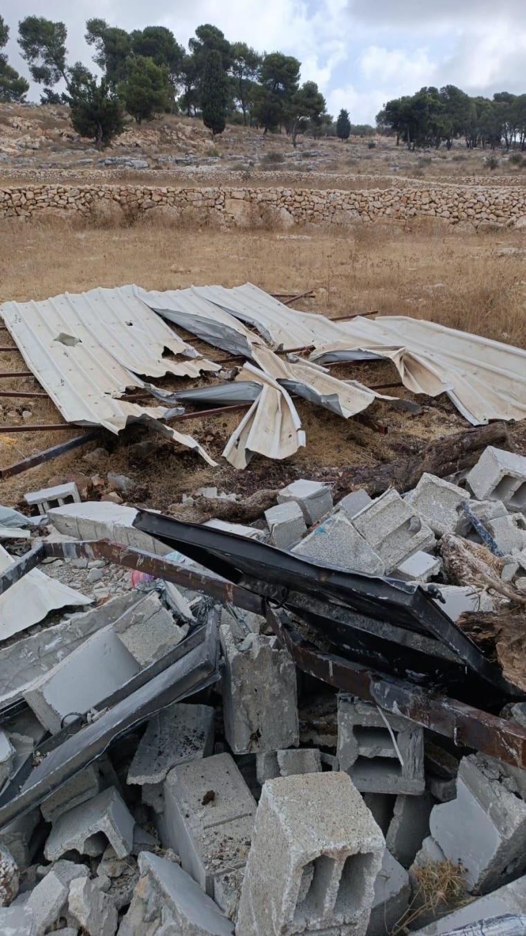 الاحتلال يهدم غرفة سكنية في جنين