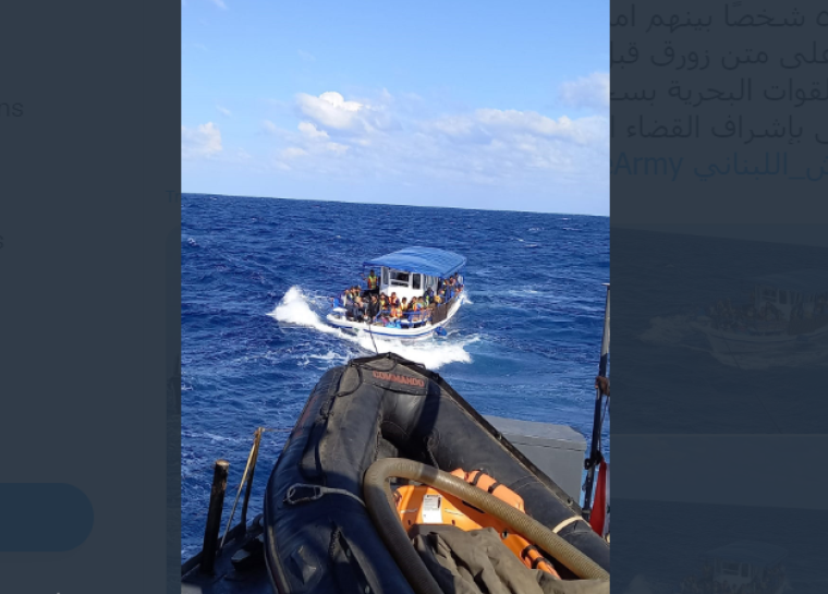 الجيش اللبناني يعلن إحباط عملية تهريب اشخاص (غير شرعية) عبر البحر