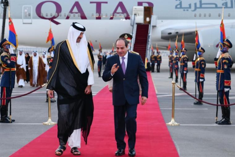 السيسي في قطر اليوم.jpg
