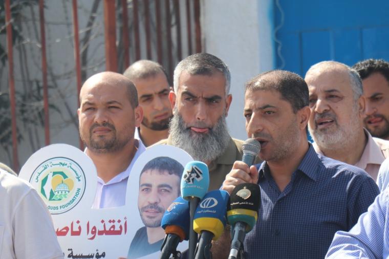 مهجة القدس وواعد تنظمان وقفة دعم وإسناد للأسرى المرضى داخل سجون الاحتلال