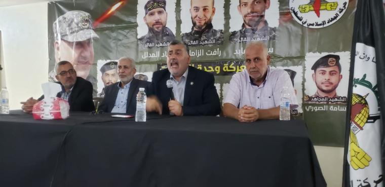 مسؤول ملف اللاجئين في حركة الجهاد الاسلامي القيادي أحمد المدلل