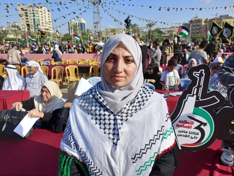 آمنة حميد القيادية في حركة الجهاد الإسلامي في فلسطين،