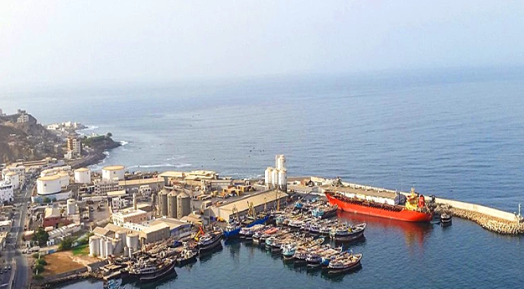 ميناء الضبة في اليمن.