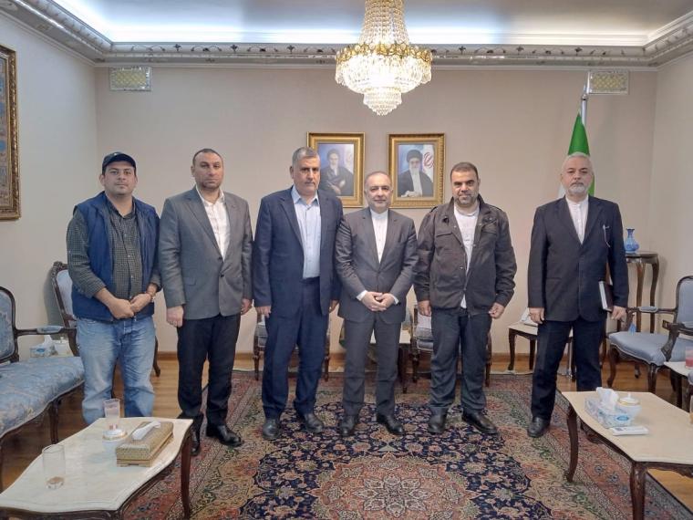 وفد من "الجهاد الإسلامي" يلتقي السفير الإيراني في دمشق