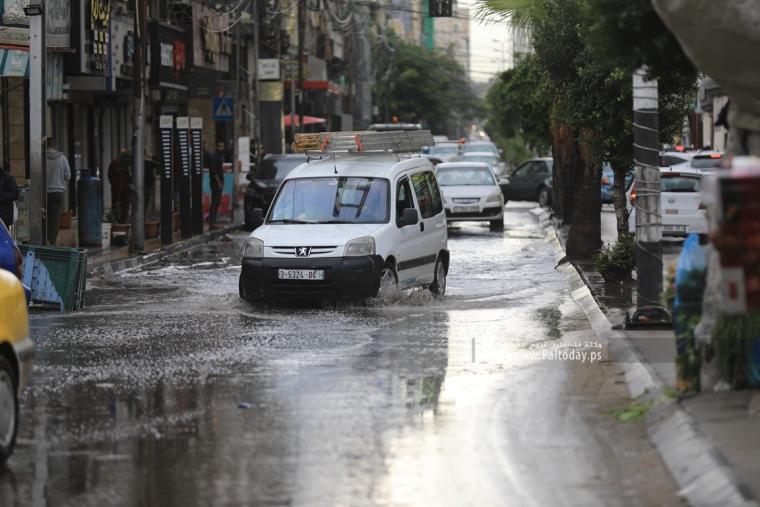 شوارع غزة منخفض جوى