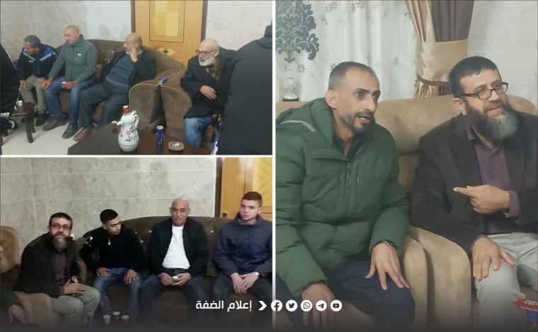 الجهاد تهنئ الأسيرين بلاونة وأبو العز بحريتهما في طولكرم