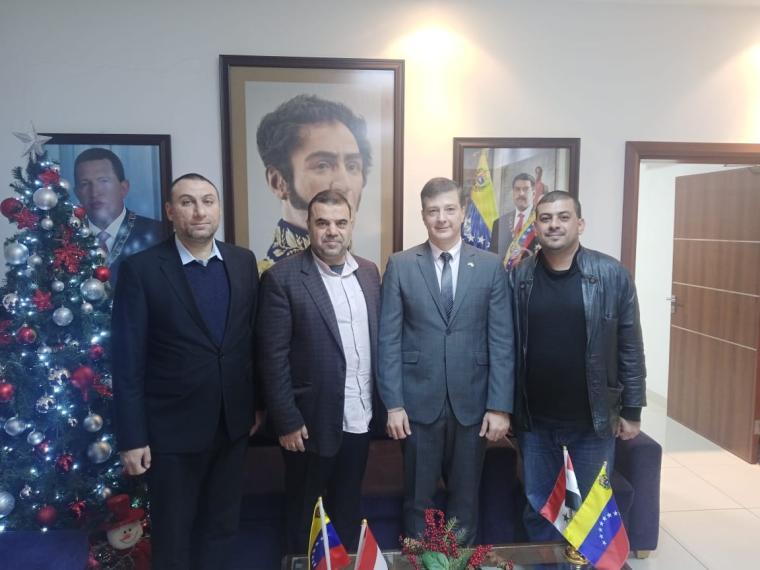 وفد من "الجهاد" يلتقي السفير الفنزويلي في دمشق
